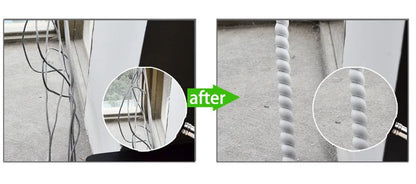 2Meters Spiral Cable Protector Line Organizer Tube Motorcycle Wire Protect Sleeve Flame Retardant Anti-Bite Cover Charger Cable