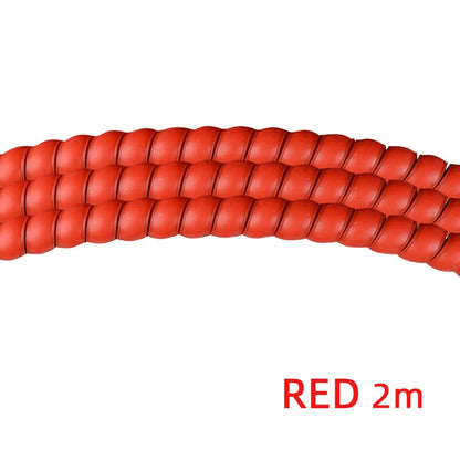 2Meters Spiral Cable Protector Line Organizer Tube Motorcycle Wire Protect Sleeve Flame Retardant Anti-Bite Cover Charger Cable