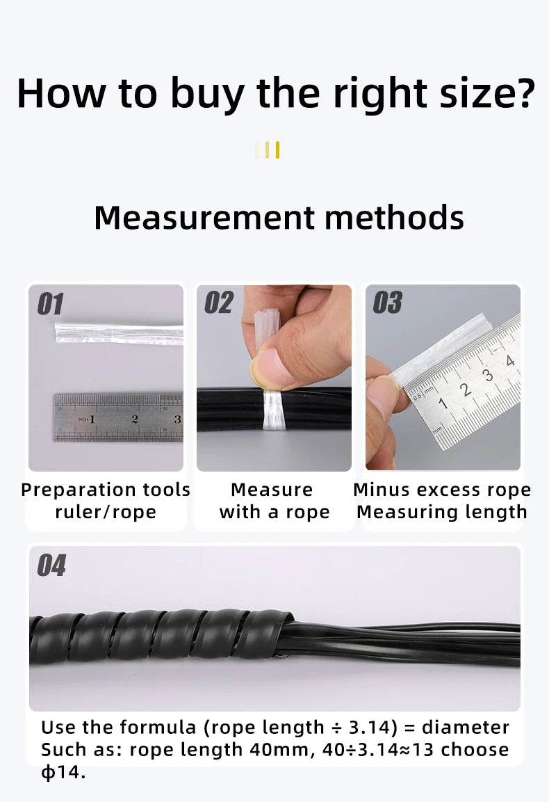 2Meters Spiral Cable Protector Line Organizer Tube Motorcycle Wire Protect Sleeve Flame Retardant Anti-Bite Cover Charger Cable