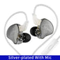 NEW KZ EDC PRO Best In-ear Wired Earphones HIFI Bass Dynamic Monitor 3D Stereo Earbuds Noise Cancel With Detachable Audio Cable