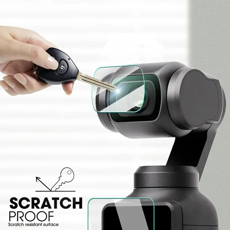 For DJI OSMO Pocket 4/3 Tempered Glass Film Screen Protector Hardness Anti-Scratch Lens Camera Film for DJI Pocket 3 Camera Film