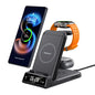 SwanScout 703S Wireless Charger for Samsung S25 Ultra S24 Z Fold 7 Z Flip 7 Charging Station for Galaxy Watch 8 7 for Buds 3 pro