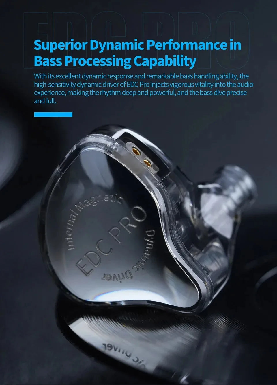 NEW KZ EDC PRO Best In-ear Wired Earphones HIFI Bass Dynamic Monitor 3D Stereo Earbuds Noise Cancel With Detachable Audio Cable