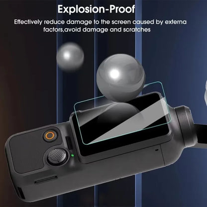 For DJI OSMO Pocket 4/3 Tempered Glass Film Screen Protector Hardness Anti-Scratch Lens Camera Film for DJI Pocket 3 Camera Film